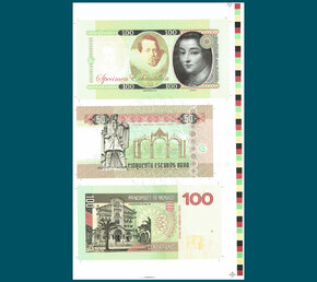 100 Florin/50 Escudos/100 Francs rev.