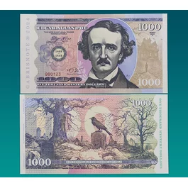 1000 Dollars E.A. Poe