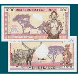 1000 francs Congo