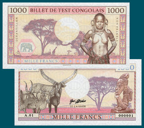 1000 francs Congo