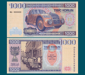 1000 korún Československých JAWA