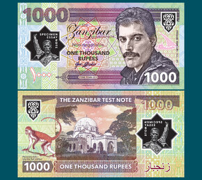 1000 rupees Zanzibar