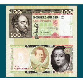100 guldens (florins) Vlanders