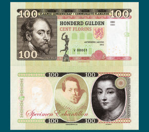100 guldens (florins) Vlanders