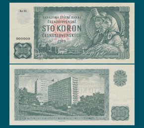 100 koron Československých Kramáre