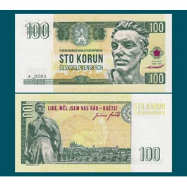 100 korún Československých / Július Fučík