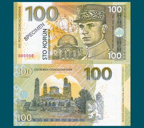100 korún Československých typ A