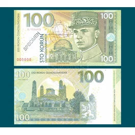 100 korún Stefanik typ A II. Vydanie
