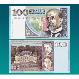 100 Korún T. G. Masaryk - verzia B