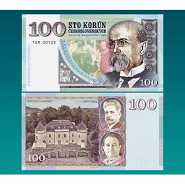 100 Korún T. G. Masaryk - verzia B
