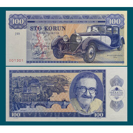 100 korún Zapadlík J