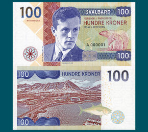 100 kroner Svalbard / Spitsbergen / Norway