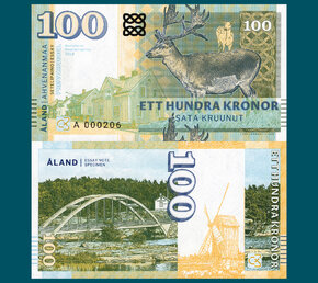 100 kronor Aland Islands