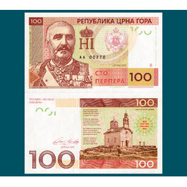 100 perpers Montenegro