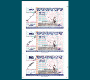 100 Rupees rev.