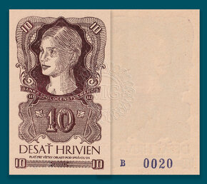 10 hrivien Spolocenstvo Narcis 2001 / verzia B