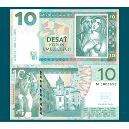 10 korún Moravany / verzia B
