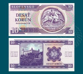 10 korún Slovenských 2013
