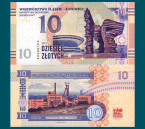 10 zlotych Katowice / Poland