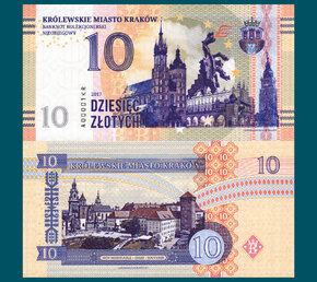 10 zlotych Krakow / Poland