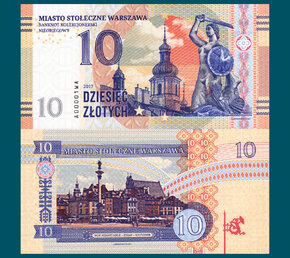 10 zlotych Warsaw / Poland