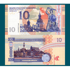 10 zlotych Warsawa / Poland