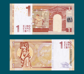 1 euro European Union / verzia A