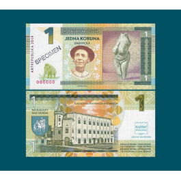 1 koruna Moravany 2019