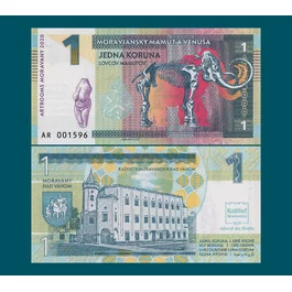 1 koruna Moravany / verzia A