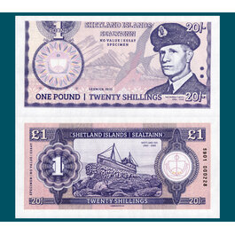 1 pound / 20 shillings Shetland Islands