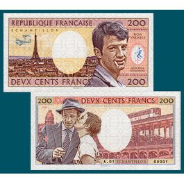 200 francs J.P.Belmondo
