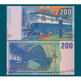 200 korún Lokomotíva E499.0