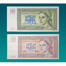 200 korún Slovensko