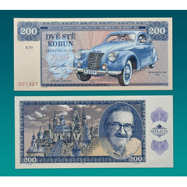 200 korún Zapadlík ‘‘ K ‘‘