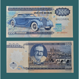 200 korún Zapadlík SPECIMEN