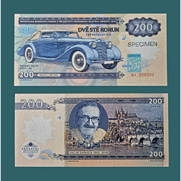 200 korún Zapadlík SPECIMEN