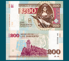 200 lire San Marino