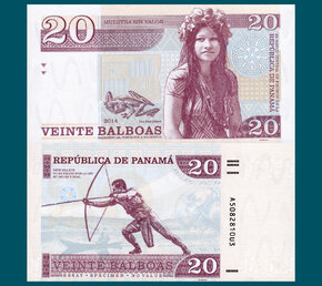 20 balboas Panama / verzia A