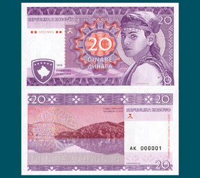 20 dinara Kosovo