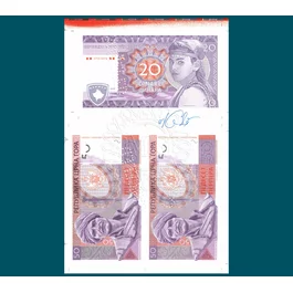 20 Dinare/50 Perpera
