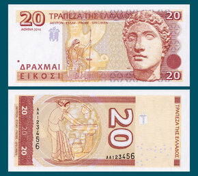 20 drachmas Greece