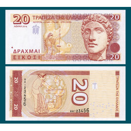 20 drachmas Greece