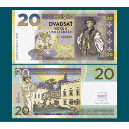 20 korún Moravany