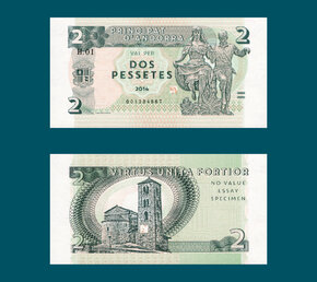 2 pessetas Andorra