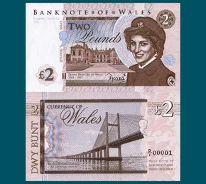 2 pounds Wales