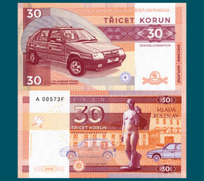30 korún Favorit
