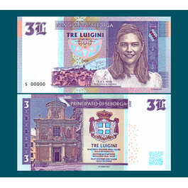 3 Luiginy S.A.S. NINA Principessa di Seborga varianta A