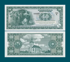 40 korún CNS Teplice