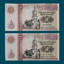 4 kopy zlatých Uherských