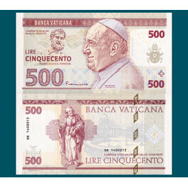 500 lire Vatican